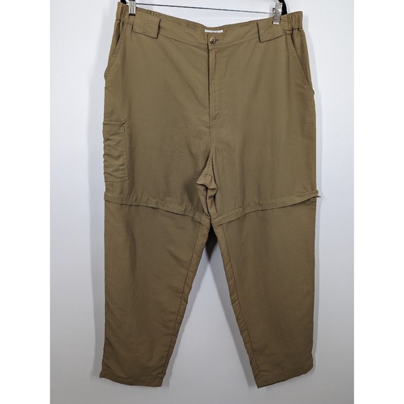 Campmor Other - Campmor men SZ XL Tan Nylon Convertable Short Hiking Camping Cargo Pant